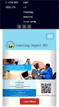 Mobile Screenshot of learningimpactmodel.com